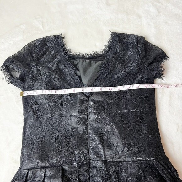 Grace Karin Black Lace Tea Length Dress Women’s 8 - Picture 9 of 11